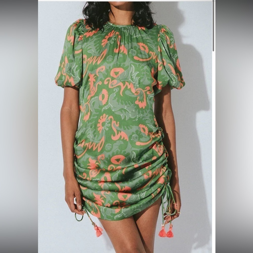 🔥 NWT 🔥 CLEOBELLA Revolve Kamila Mini Dress in Abstract Print Size XS 💕 - Picture 6 of 14